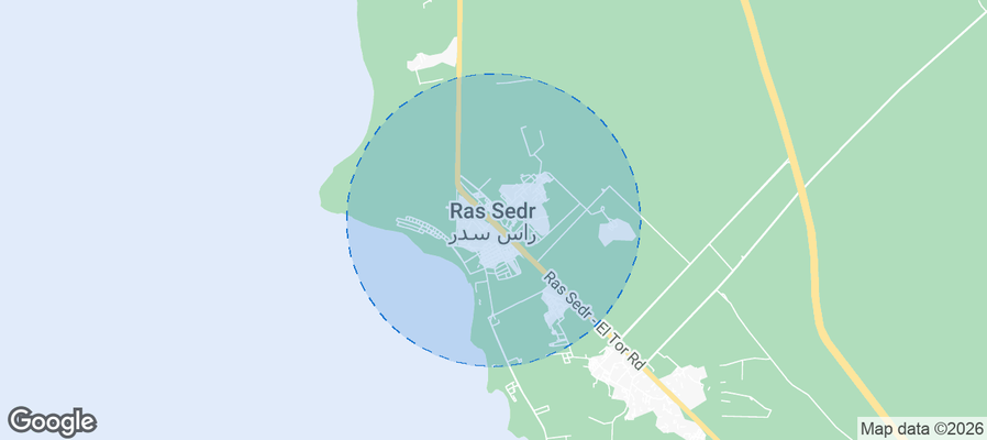 Ras Sedr Airbnb map